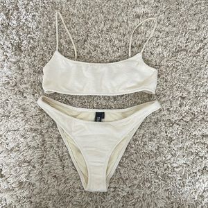 TRIANGL MICA CHEEKY COCONUT TERRY BIKINI with bag